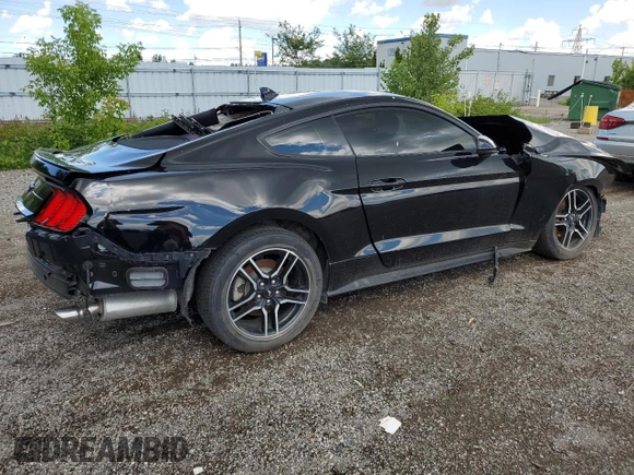 2020 Ford Mustang EcoBoost with VIN 1FA6P8TH9L5148926, listed as a Copart auction lot 58196834 with Not Provided miles and Salvage Title. Bid and sale history available at carsss.com. Image 3.