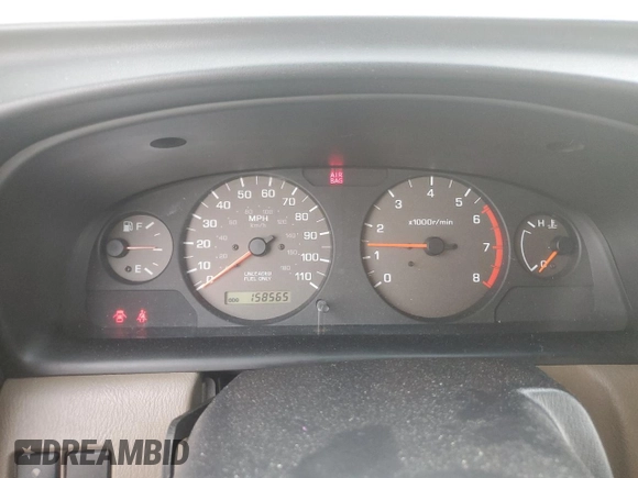 2000 Nissan Frontier XE with VIN 1N6ED27Y3YC366060, listed as a Copart auction lot 48955585 with 158,565 mi miles and Salvage title. Bid and sale history available at DreamBid. Image 9.
