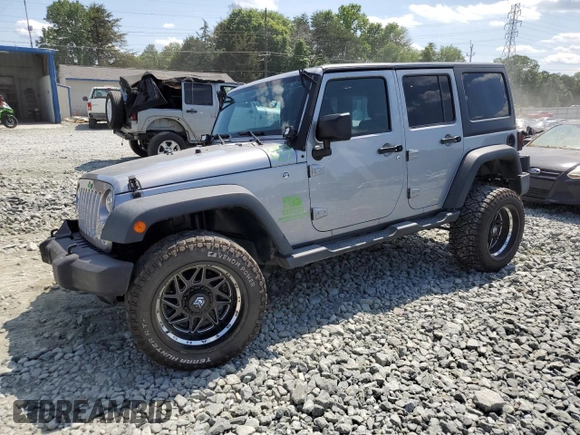 2016 Jeep Wrangler Unlimited Sport z VIN 1C4BJWDG1GL187340, wystawiony jako Copart lot #56011075 z przebiegiem 155 215 mil mil oraz Szkoda całkowita • Salvage title. Historia ofert i sprzedaży dostępna na DreamBid. Obrazek 1.