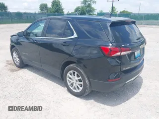 2023 Chevrolet Equinox LT with VIN 3GNAXJEG2PL215136, listed as a IAAI auction lot 42410962 with 61,490 mi miles and . Bid and sale history available at DreamBid. Image 3.