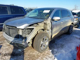 2016 Acura MDX with VIN 5FRYD4H26GB048438, listed as a IAAI auction lot 41315279 with 146,685 mi miles. Bid and sale history available at carsss.com. Image 18.