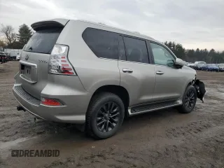 2023 Lexus GX with VIN JTJAM7BX4P5345358, listed as a Copart auction lot 43178375 with 38,666 mi miles and Salvage Title. Bid and sale history available at carsss.com. Image 3.