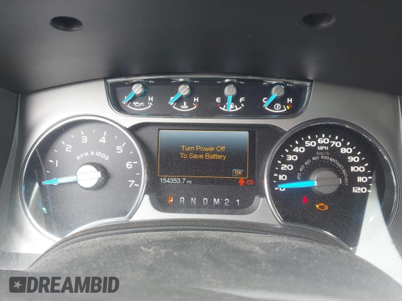 2014 Ford F-150 XL with VIN 1FTFW1ET7EFA52599, listed as a IAAI auction lot 41848890 with 154,353 mi miles. Bid and sale history available at carsss.com. Image 7.