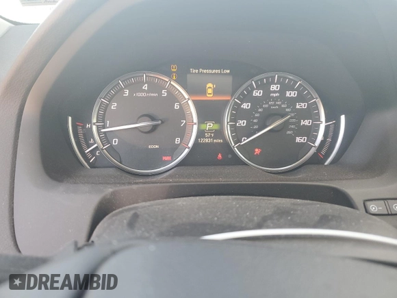 2017 Acura TLX V6 w/Technology Pkg with VIN 19UUB3F58HA000531, listed as a Copart auction lot 77251214 with 122,831 mi miles and Salvage title. Bid and sale history available at DreamBid. Image 9.