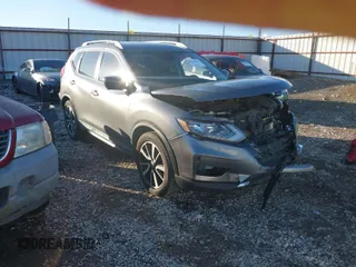 2019 Nissan Rogue SL with VIN 5N1AT2MT5KC758845, listed as a IAAI auction lot 41156455 with 95,335 mi miles and . Bid and sale history available at DreamBid. Image 1.