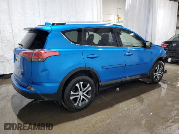 2018 Toyota RAV4 LE with VIN JTMBFREVXJJ744555, listed as a Copart auction lot 64081295 with 17,314 mi miles and Salvage title. Bid and sale history available at DreamBid. Image 3.