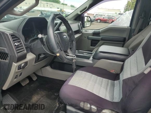 2018 Ford F-150 XL с VIN 1FTEW1EG9JFA03445, выставлен на аукционе Copart как лот 62899095 с пробегом 57 747 миль миль и Списание • Salvage title. История ставок и продаж доступна на DreamBid. Изображение 7.