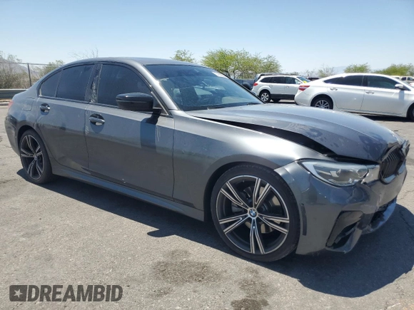 2021 BMW 3 Series 330i с VIN 3MW5R1J0XM8B95808, выставлен на аукционе Copart как лот 57659285 с пробегом 54 747 миль миль и Списание • Salvage title. История ставок и продаж доступна на DreamBid. Изображение 4.
