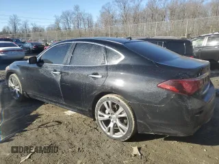 2019 Infiniti Q70 Luxe with VIN JN1BY1ARXKM585270, listed as a Copart auction lot 42320385 with 94,206 mi miles and Salvage Title. Bid and sale history available at DreamBid. Image 2.