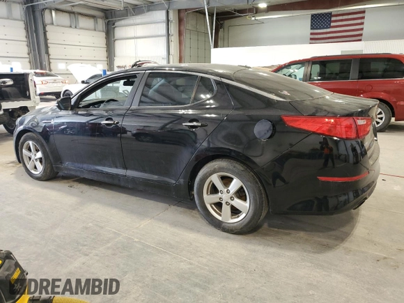 2015 Kia Optima LX with VIN 5XXGM4A72FG480183, listed as a Copart auction lot 54328475 with 116,443 mi miles and Clean Title. Bid and sale history available at carsss.com. Image 2.