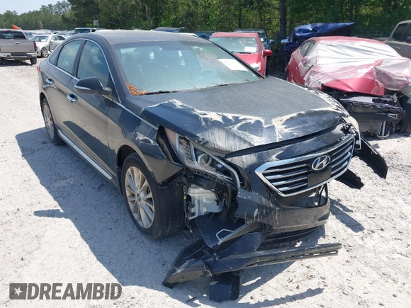 2015 Hyundai Sonata 2.4L Sport with VIN 5NPE34AF7FH250547, listed as a IAAI auction lot 42033370 with 79,840 mi miles. Bid and sale history available at carsss.com. Image 19.