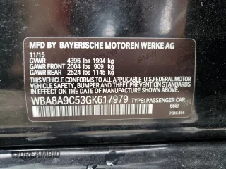 2016 BMW 3 Series 320i z VIN WBA8A9C53GK617979, wystawiony jako Copart lot #64687754 z przebiegiem 101 718 mil mil oraz Szkoda całkowita • Salvage title. Historia ofert i sprzedaży dostępna na DreamBid. Obrazek 12.