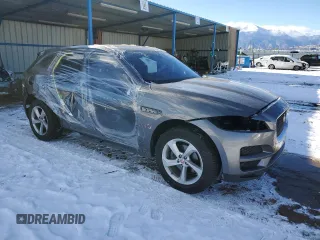 2018 Jaguar F-Pace 20d Premium with VIN SADCJ2FN2JA260943, listed as a Copart auction lot 83870134 with 84,396 mi miles and Salvage Title. Bid and sale history available at DreamBid. Image 4.