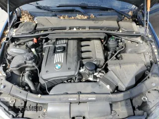 2008 BMW 3 Series 328i with VIN WBAVC53508F009577, listed as a Copart auction lot 46663635 with 138,355 mi miles and Salvage Title. Bid and sale history available at carsss.com. Image 11.
