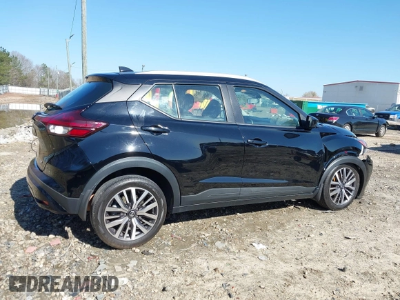 2021 Nissan Kicks SV with VIN 3N1CP5CV4ML497045, listed as a IAAI auction lot 41785445 with 75,768 mi miles. Bid and sale history available at carsss.com. Image 13.