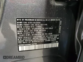 2024 Volkswagen Tiguan S with VIN 3VVRB7AX9RM198790, listed as a Copart auction lot 44741355 with 0 mi miles and Salvage Title. Bid and sale history available at carsss.com. Image 13.