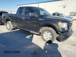 2012 Ford F-150 XL with VIN 1FTEX1EM8CKD95153, listed as a Copart auction lot 47651185 with 118,007 mi miles and Salvage Title. Bid and sale history available at carsss.com. Image 4.