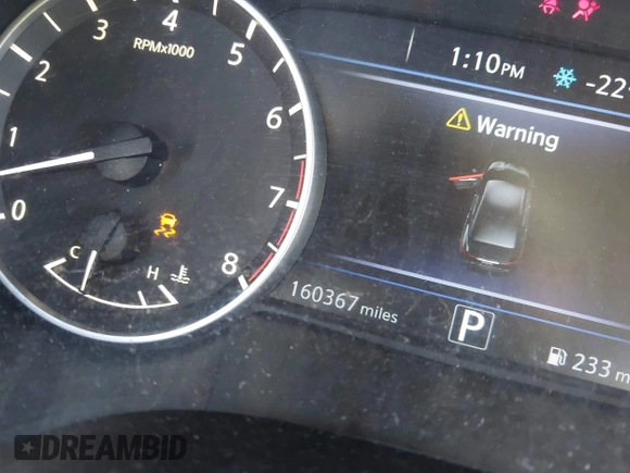 2017 Nissan Maxima SR with VIN 1N4AA6AP1HC370907, listed as a IAAI auction lot 42000689 with 160,367 mi miles and . Bid and sale history available at DreamBid. Image 16.