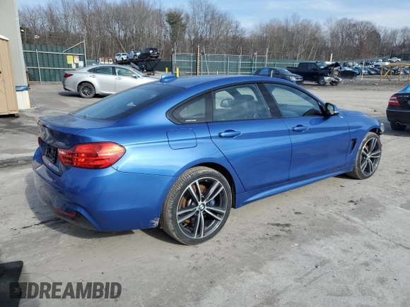 2016 BMW 4 Series 428i xDrive with VIN WBA4C9C50GG135644, listed as a Copart auction lot 45913995 with 56,297 mi miles and Salvage Title. Bid and sale history available at DreamBid. Image 3.