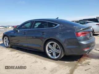 2019 Audi A5 Sportback Premium Plus z VIN WAUENCF57KA025046, wystawiony jako Copart lot #46602465 z przebiegiem 33 715 mil mil oraz Szkoda całkowita • Salvage title. Historia ofert i sprzedaży dostępna na DreamBid. Obrazek 2.