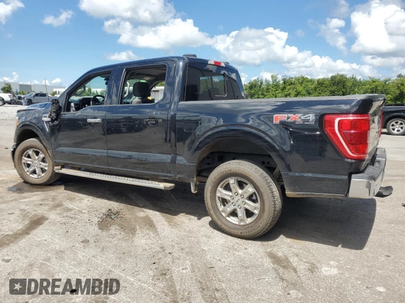 2023 Ford F-150 XL with VIN 1FTFW1E88PFC77984, listed as a Copart auction lot 62222845 with 36,957 mi miles and Salvage title. Bid and sale history available at DreamBid. Image 2.