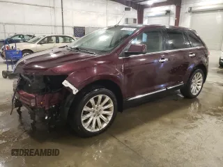 2011 Lincoln MKX with VIN 2LMDJ8JK9BBJ16358, listed as a Copart auction lot 53369655 with 123,893 mi miles and Salvage Title. Bid and sale history available at carsss.com. Image 1.