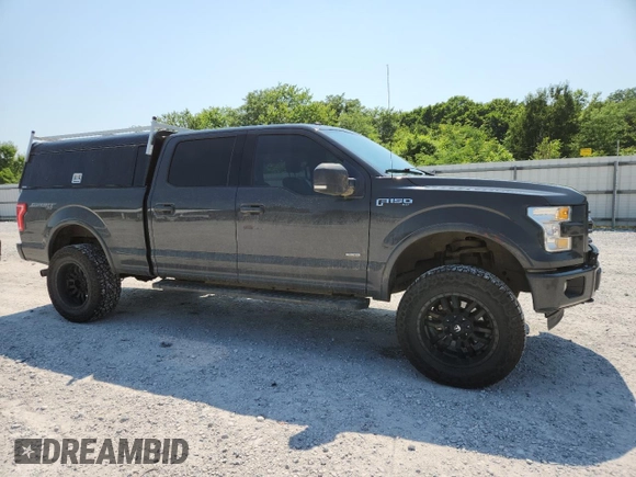 2017 Ford F-150 XL with VIN 1FTFW1EG4HKE01636, listed as a Copart auction lot 60348655 with 120,533 mi miles and Salvage title. Bid and sale history available at DreamBid. Image 4.