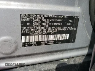 2024 Toyota RAV4 Hybrid LE with VIN 2T3LWRFV3RW224830, listed as a Copart auction lot 64658805 with 10,671 mi miles and Clean title. Bid and sale history available at DreamBid. Image 14.