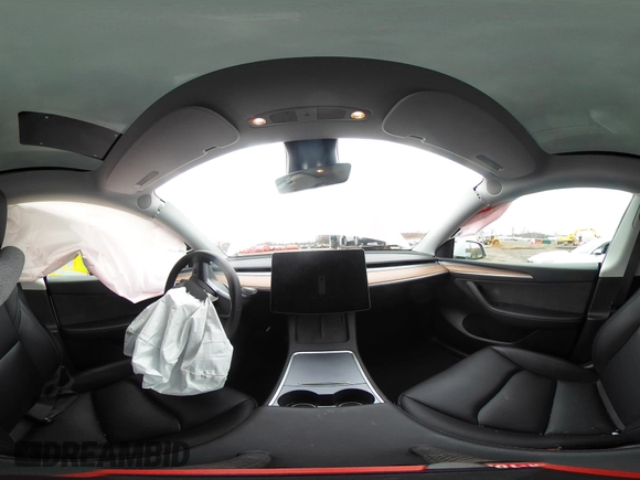 2023 Tesla Model Y Long Range with VIN 7SAYGDEEXPF684287, listed as a IAAI auction lot 41961230 with 45,080 mi miles and . Bid and sale history available at carsss.com. Image 21.