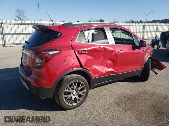 2019 Buick Encore Sport Touring with VIN KL4CJ1SB2KB764657, listed as a Copart auction lot 48848375 with 65,317 mi miles and Salvage Title. Bid and sale history available at DreamBid. Image 3.