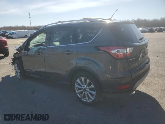 2017 Ford Escape Titanium with VIN 1FMCU9J99HUB91050, listed as a Copart auction lot 50407245 with 40,242 mi miles and Salvage Title. Bid and sale history available at carsss.com. Image 2.