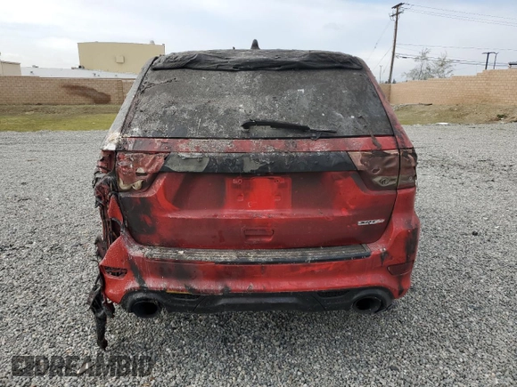 2012 Jeep Grand Cherokee SRT8 with VIN 1C4RJFDJ7CC217641, listed as a Copart auction lot 44060105 with 108,858 mi miles and Salvage Title. Bid and sale history available at carsss.com. Image 6.