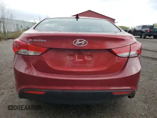2013 Hyundai Elantra GLS with VIN 5NPDH4AE2DH332316, listed as a Copart auction lot 54686925 with 87,363 mi miles and Salvage title. Bid and sale history available at DreamBid. Image 6.