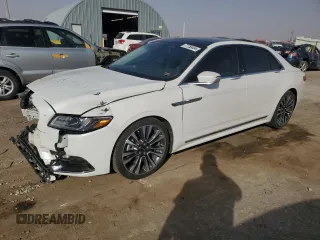 2017 Lincoln Continental Select with VIN 1LN6L9SK1H5637624, listed as a Copart auction lot 77758454 with 67,308 mi miles and Salvage Title. Bid and sale history available at carsss.com. Image 1.