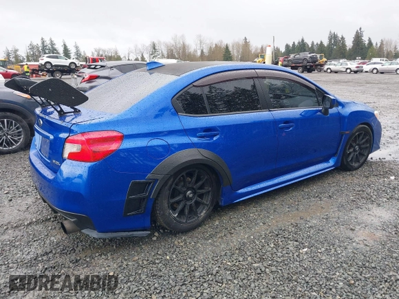2015 Subaru WRX Premium with VIN JF1VA1D66F8816248, listed as a IAAI auction lot 41831732 with 123,048 mi miles. Bid and sale history available at carsss.com. Image 4.