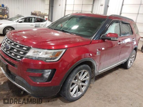 2016 Ford Explorer Limited with VIN 1FM5K8F8XGGA29854, listed as a IAAI auction lot 41595511 with 91,270 mi miles. Bid and sale history available at carsss.com. Image 2.