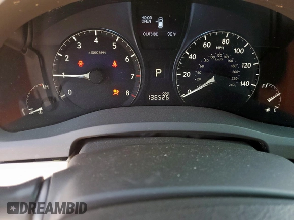 2011 Lexus RX 350 with VIN 2T2ZK1BA8BC053952, listed as a Copart auction lot 50541505 with 136,526 mi miles and Salvage Title. Bid and sale history available at carsss.com. Image 9.