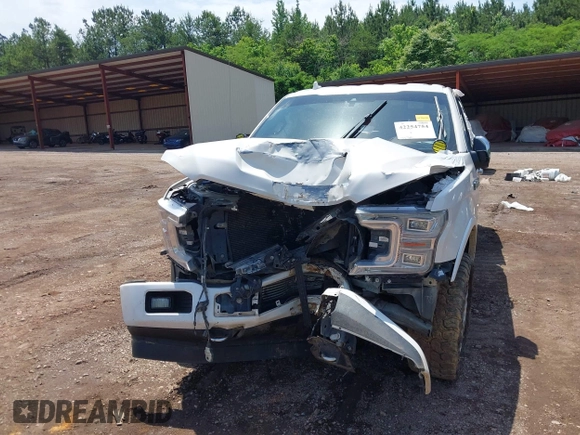 2018 Ford F-150 XL with VIN 1FTEW1EG9JFD28161, listed as a IAAI auction lot 42254754 with 122,769 mi miles and . Bid and sale history available at DreamBid. Image 6.