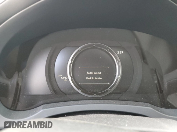 2024 Lexus IS 350 F Sport with VIN JTHGZ1E27R5036092, listed as a Copart auction lot 88706965 with 5,697 mi miles and Salvage title. Bid and sale history available at DreamBid. Image 9.