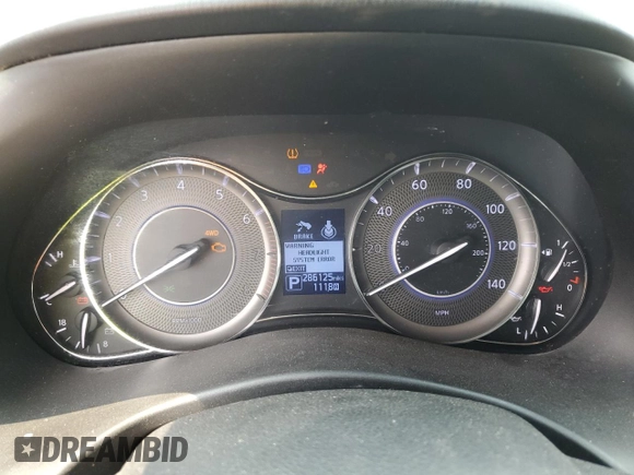 2017 Infiniti QX80 with VIN JN8AZ2NEXH9151613, listed as a Copart auction lot 55811025 with 286,125 mi miles and Salvage title. Bid and sale history available at DreamBid. Image 9.
