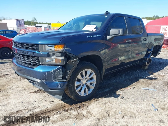 2020 Chevrolet Silverado 1500 Custom with VIN 3GCPWBEH1LG348851, listed as a IAAI auction lot 41497077 with 86,136 mi miles and . Bid and sale history available at DreamBid. Image 2.