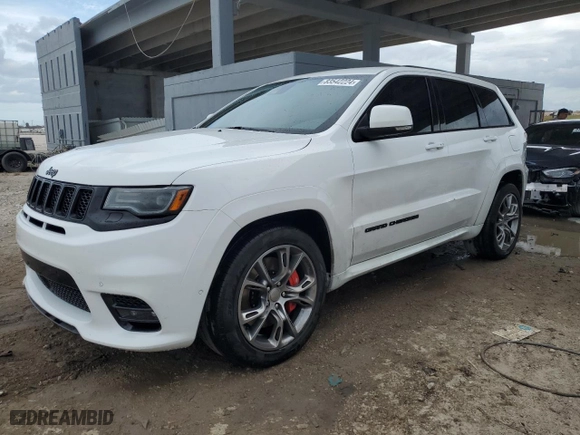 2021 Jeep Grand Cherokee SRT with VIN 1C4RJFDJ6MC548812, listed as a Copart auction lot 83542224 with 46,309 mi miles and Clean Title. Bid and sale history available at carsss.com. Image 1.