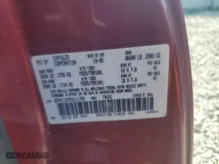 1996 Dodge Ram 1500 with VIN 3B7HC13Y2TG111733, listed as a Copart auction lot 64797443 with 95,567 mi miles and Salvage Title. Bid and sale history available at carsss.com. Image 12.