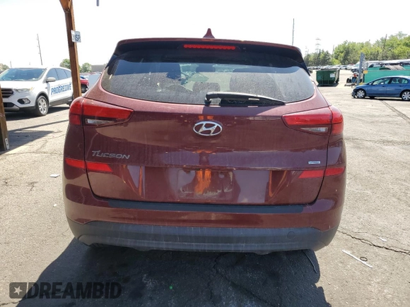 2020 Hyundai Tucson SE z VIN KM8J2CA44LU237651, wystawiony jako Copart lot #57597695 z przebiegiem 46 298 mil mil oraz Czysty tytuł • Clean title. Historia ofert i sprzedaży dostępna na DreamBid. Obrazek 6.