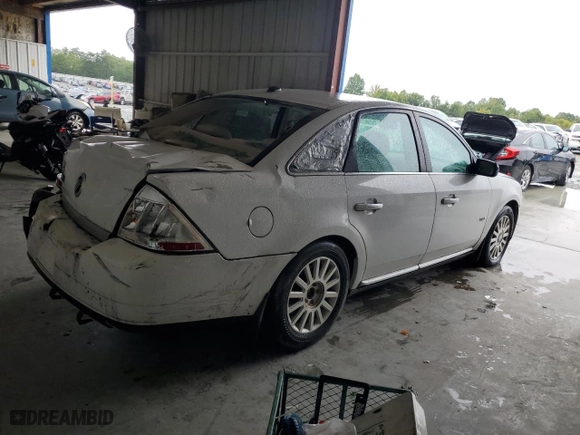 2008 Mercury Sable Premier with VIN 1MEHM42W98G604910, listed as a Copart auction lot 71080514 with 151,888 mi miles and Salvage Title. Bid and sale history available at carsss.com. Image 3.