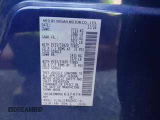 2017 Nissan Pathfinder SV с VIN 5N1DR2MM9HC637474, выставлен на аукционе IAAI как лот 42698010 с пробегом 163 976 миль миль и . История ставок и продаж доступна на DreamBid. Изображение 9.