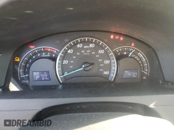 2012 Toyota Camry L with VIN 4T1BF1FK3CU023853, listed as a Copart auction lot 55035785 with 179,734 mi miles and Salvage Title. Bid and sale history available at DreamBid. Image 9.