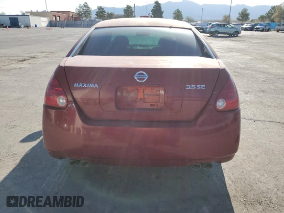 2006 Nissan Maxima 3.5 SL with VIN 1N4BA41E16C805803, listed as a Copart auction lot 71879554 with 175,311 mi miles and Clean Title. Bid and sale history available at carsss.com. Image 6.