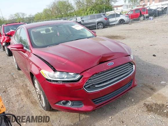 2014 Ford Fusion SE with VIN 3FA6P0HD6ER198299, listed as a IAAI auction lot 42020385 with 128,669 mi miles. Bid and sale history available at carsss.com. Image 1.