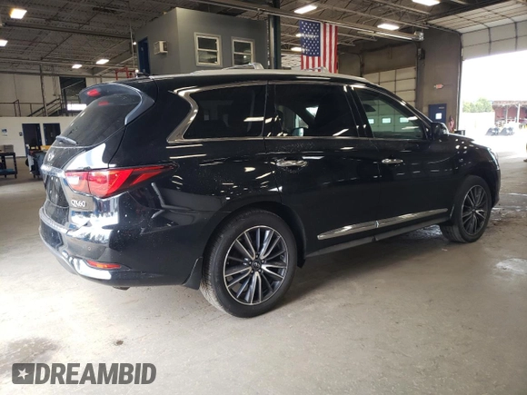 2019 Infiniti QX60 Luxe with VIN 5N1DL0MM5KC509813, listed as a Copart auction lot 55567265 with 152,622 mi miles and Clean Title. Bid and sale history available at DreamBid. Image 3.